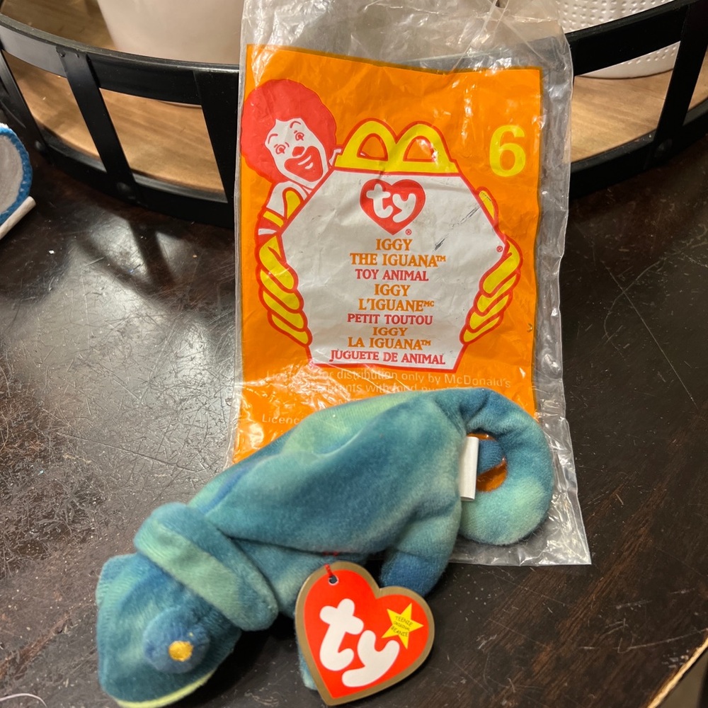 Ty Beanie Baby Collection 1999 Iggy The Iguana